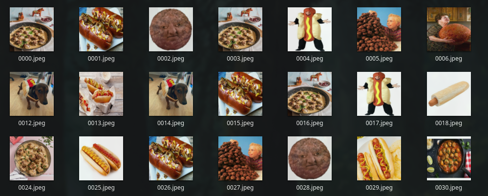 Multiple duplicate images in the handout